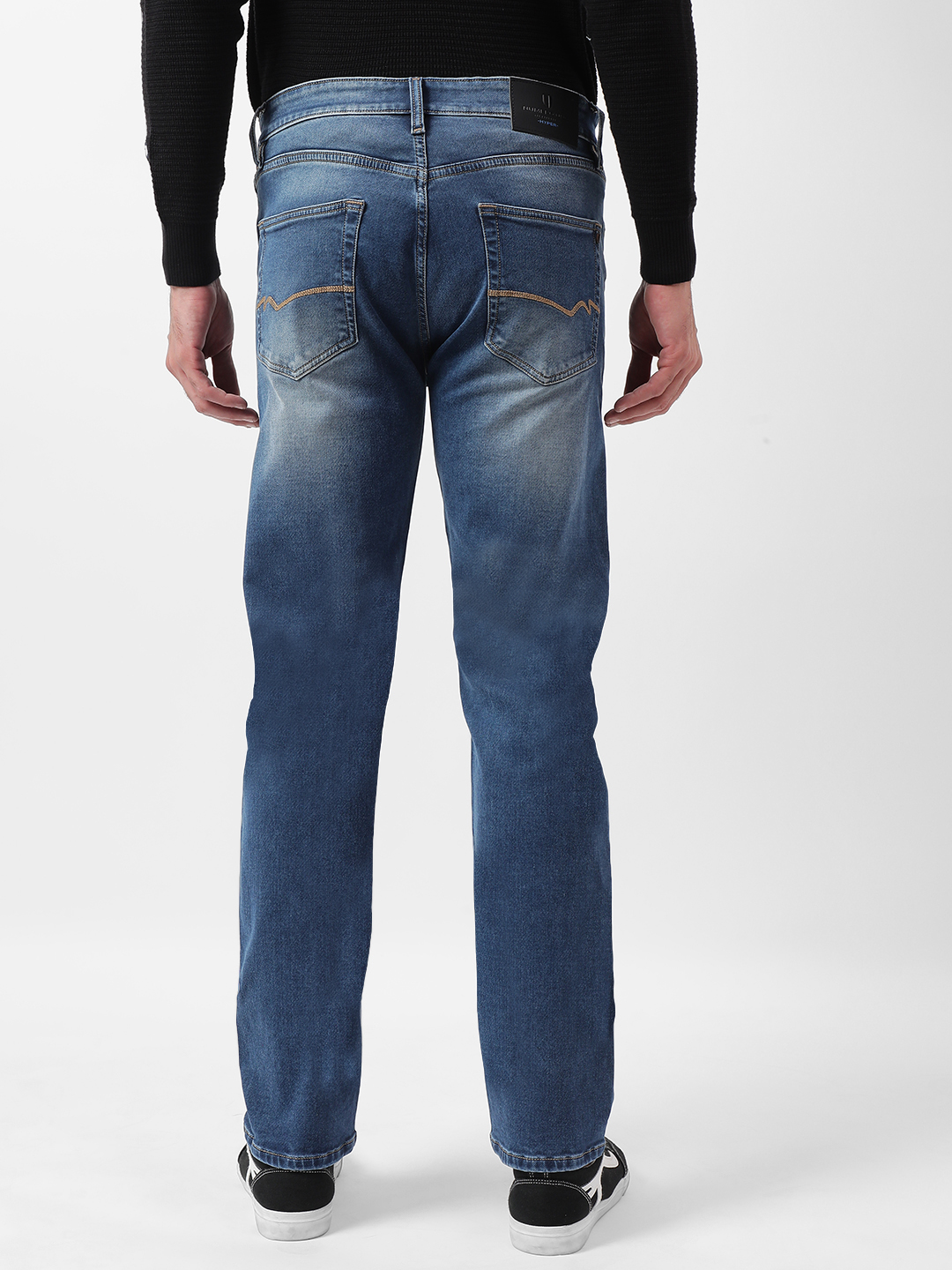 Numero Uno Men Faded Blue Jeans